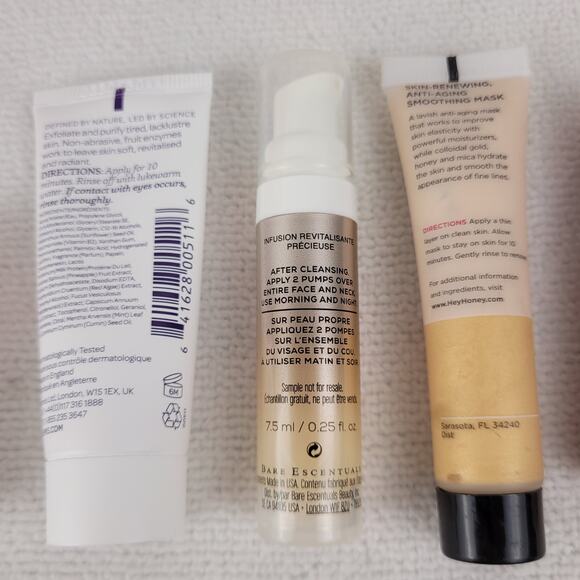 Skincare sample lot of 9 pieces Elemis Mamonde Sunday Riley Peter Thomas Roth - Picture 6 of 7